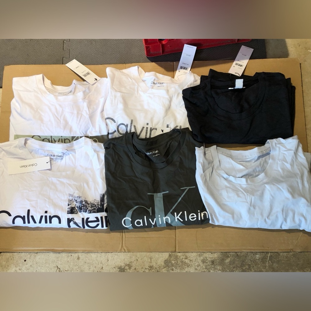 Calvin Klein White and Black Shirts